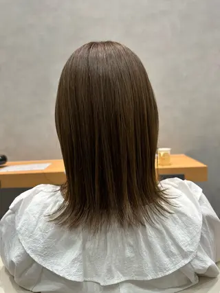 ミディアム one cover hair salon 1st所属・森 沙織のヘアスタイル