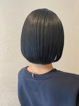 ショート La  fith hair lien西宮北口所属・赤み消しカラー/透 明感カラー/有吉優香のヘアスタイル