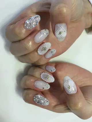 ネイル 💎🐰 saki. m 🐰💎のネイルデザイン