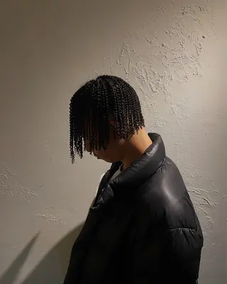 ヘアアレンジ メンズ コーンロウ／ブレイズ SYUのヘアスタイル