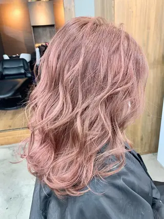 ミディアム カラー ヘアアレンジ ネイル マツエク・マツパ ブリーチ特化 / share 元太のヘアスタイル