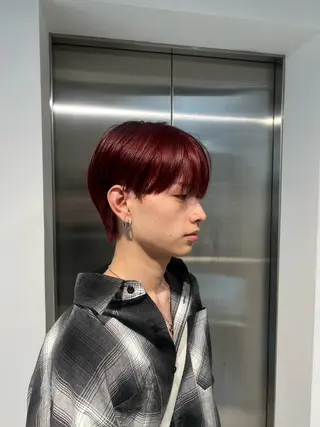 ショート カラー メンズ レイヤー/透明感 カラー🌿KANTAのヘアスタイル