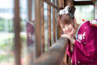 セミロング カラー ヘアアレンジ Kanani所属・田中 佐枝子のヘアスタイル