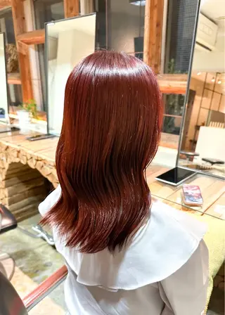 ロング カラー ヘアアレンジ 🤎ono/ 切りっぱなしボブ🤎のヘアスタイル