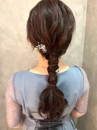 ヘアアレンジ 大人可愛いヘアメイク 💋🧚‍♀️しずかのヘアスタイル
