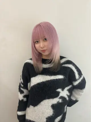 ロング カラー ALBUM GINZA所属・レイヤー特化 🎀モモカ🎀のヘアスタイル