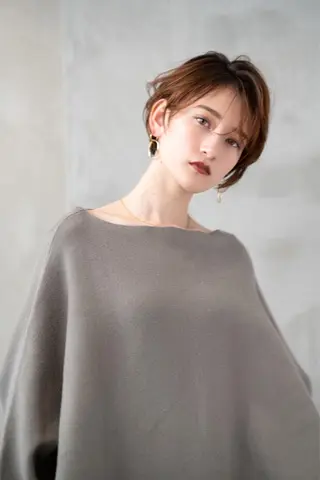 ショート カラー 🉐レイヤー/塩見 弘樹🉐渋谷のヘアスタイル