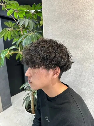 パーマ メンズ 🔥メンズ 特化🔥菊水皐暉🔥のヘアスタイル