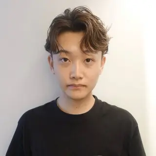 パーマ メンズ ハイトーン/パーマ/ メンズ / 櫻本🌐のヘアスタイル