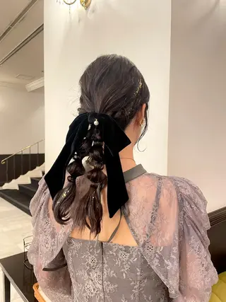 ヘアアレンジ VISAGE ba.sk 金子詩帆のヘアスタイル