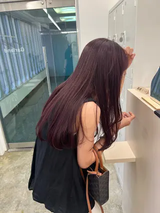 ロング カラー ヘアアレンジ Garland梅田 Sayakaのヘアスタイル