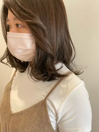 ミディアム 🪴酒井 可南子🪴のヘアスタイル