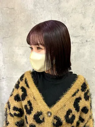 ショート カラー ボブレイヤー/ ブリーチ/miyuuのヘアスタイル