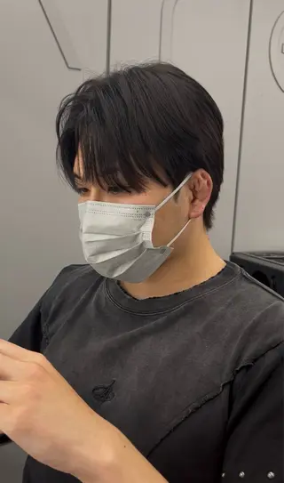 メンズ NARE所属・アイカ🐺 ナチュラル韓国ヘアのヘアスタイル