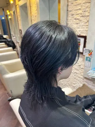 ミディアム メンズ 本多 美羽のヘアスタイル