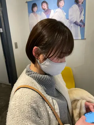 ショート カラー イトウ アキノリのヘアスタイル