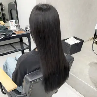 セミロング カラー パーマ ヘアアレンジ メンズ mona/ ストレートスタイル✨のヘアスタイル