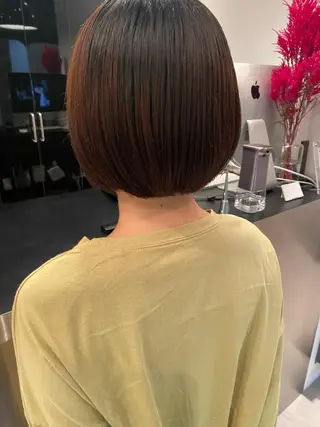 ショート riria/ボブ /ブラウンカラー🎀のヘアスタイル