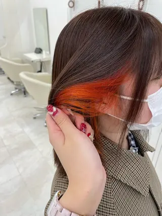 セミロング カラー 声優オタク美容師🎀 𝑹𝑰𝑵𝑶𝑵のヘアスタイル