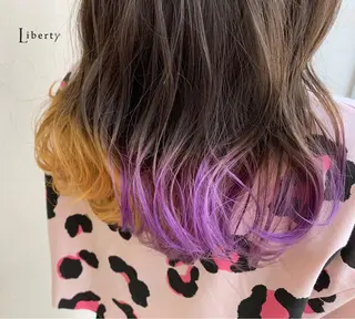 セミロング カラー メンズ指名多数!! SiLO 田島のヘアスタイル