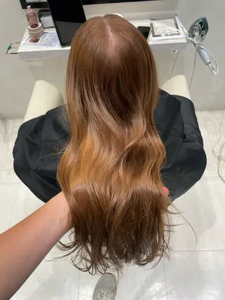 ロング カラー k-twoたき✨艶感 カラー／美髪矯正のヘアスタイル