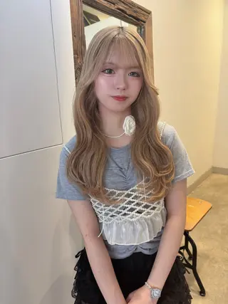 ロング カラー sion nozomi🎀のヘアスタイル