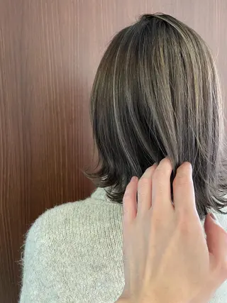 ミディアム カラー ブランシェ小幡駅前店 森樹のヘアスタイル