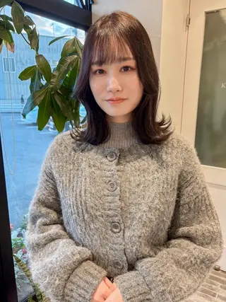 ミディアム CIEL 岡山店所属・CIEL 小森亮馬のヘアスタイル