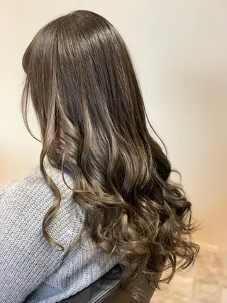ロング カラー 関口 友行のヘアスタイル
