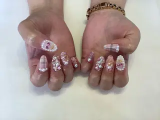 ネイル 💎🐰 saki. m 🐰💎のネイルデザイン