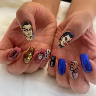 セミロング 池袋痛ネイル Nok. 渡辺のネイルデザイン