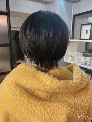ショート カラー ヘアアレンジ stylist/蛯谷 珠里のヘアスタイル
