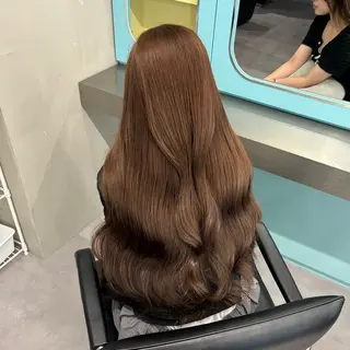 ロング カラー Mio/髪質改善 透明感カラー/西梅田のヘアスタイル