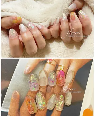 ネイル フルリール 【プライベートサロンのネイルデザイン