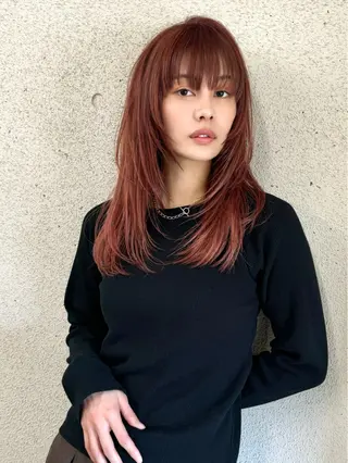 ロング カラー 中西倖 トップスタイリストのヘアスタイル