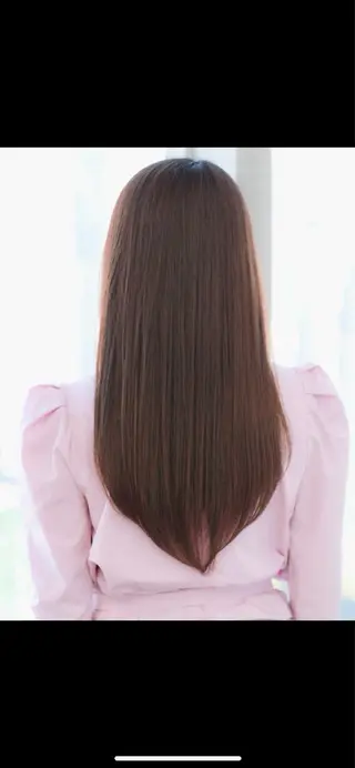 ロング 神谷 千明のヘアスタイル