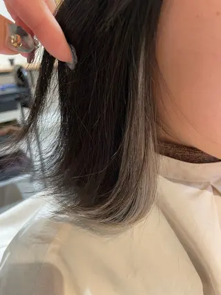 ミディアム 中田 サヤカのヘアスタイル