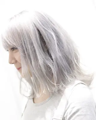 ミディアム カラー パーマ ヘアアレンジ 新宿.全国4位美髪師 taka髪質改善のヘアスタイル