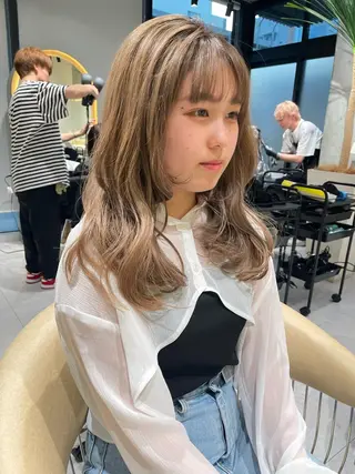 ロング カラー ヘアアレンジ 《髪質改善✖️オリー ブ🧸》小嶋拓也のヘアスタイル