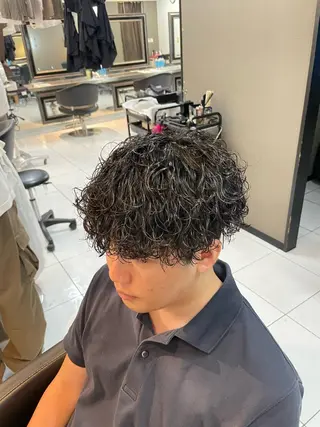 ショート カラー パーマ メンズ 🔥お値段以上🔥 メンズ特化たかひろのヘアスタイル