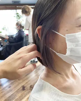 セミロング カラー ヘアアレンジ ✨前田 優・2拠点✨ ✨恵比寿・札幌店✨のヘアスタイル