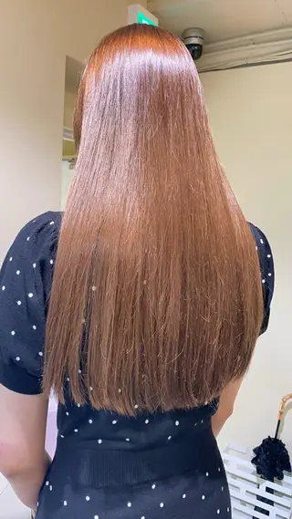 セミロング カラー パーマ ヘアアレンジ レイヤーカット //金子 聖汰のヘアスタイル