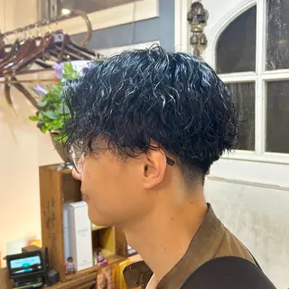 パーマ メンズ BRITS 渡辺 菜々子のヘアスタイル