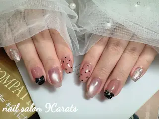 ネイル 💜ワンホンネイル ナインカラット💎のネイルデザイン