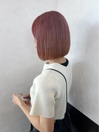 カラー nehus nagaoka所属・🖤複雑履歴ブリーチ Mizuki 🖤のヘアスタイル