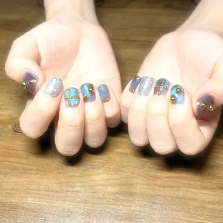 ネイル かわい りなのネイルデザイン