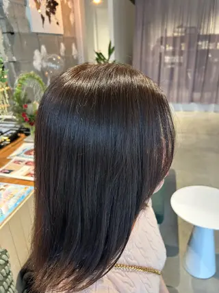 セミロング 津山 優真のヘアスタイル