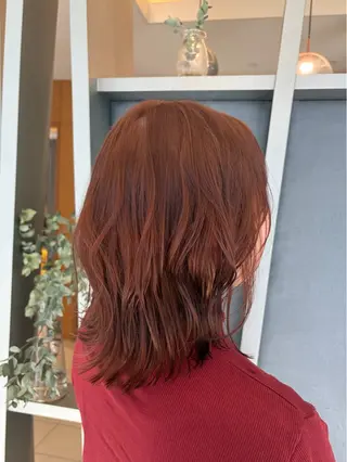 ミディアム カラー ブリーチ／ヘアセット 🪞🌙minamiのヘアスタイル