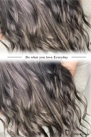 ロング カラー 脱白髪染め専門店HAKUA PLUS白髪ぼかし町田2号店所属・脱白髪染め 大月竜斗のヘアスタイル