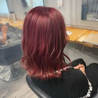 ミディアム カラー 🦋ハイトーンボブ ショート🦋トシキのヘアスタイル